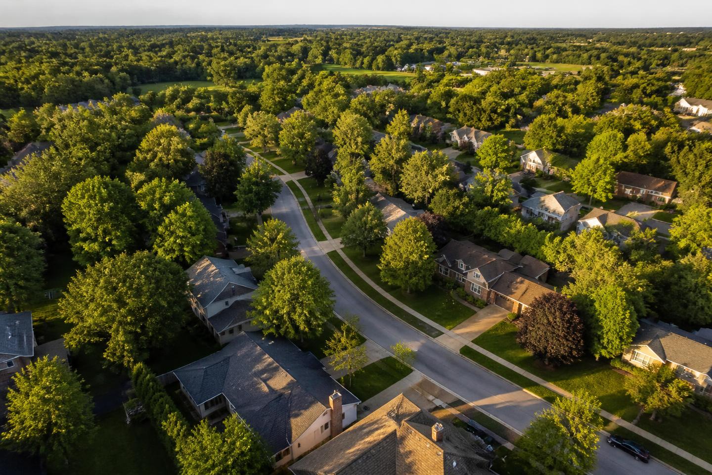Suburban neighborhood served by EverPoint Rentals